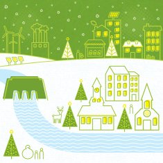 Renewable Energies in Christmas Time