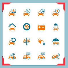 car service icons N10
