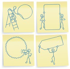 "post-it" promotion signs N2