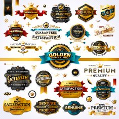 Golden Commerce Labels - Megaset (Light)