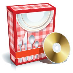 Box with cooking software