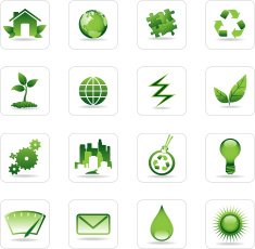 Green Icon Set free image download