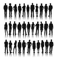 Vector of Group World People Standing