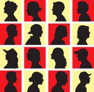 Contestants or Mystery Guests ( Vector )