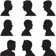 Men Silhouette Profiles