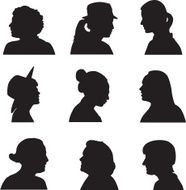 Women Silhouette Profiles