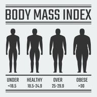 Body Mass Index vector illustration N2