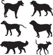 Dog Silhouettes