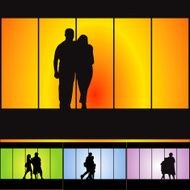 Couples silhouettes