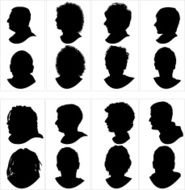 Head profile and front N2
