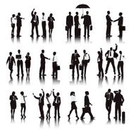 Vector of Business People in Different Actions