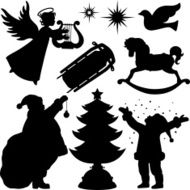 Christmas Holiday Winter Silhouettes N2
