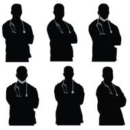 Multiple images of a doctor N2