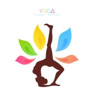 Beautiful Woman Doing Yoga N4