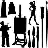 Art silhouettes