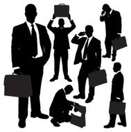 Businessmen with Briefcase Series