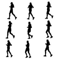 Running women