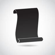 Paper icon isolated on white background