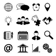 Business Icons Black N2