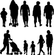 Family silhouettes III N2