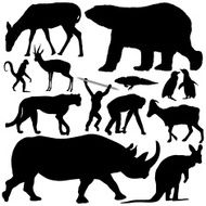 Animal Silhouettes N19