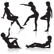 Women silhouettes N52