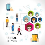 Social network concept N19