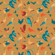 Animals Birds background
