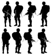 Various views of soldier