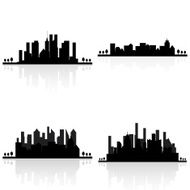 Building silhouettes N2