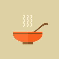 Soup Food Flat Icon