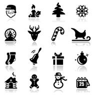 Icons set Christmas N2