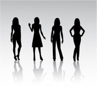 Woman Models Silhouettes N2