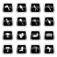Supergloss Black Icons - Lawn &amp; Garden
