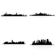 Building silhouettes N5