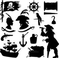 Pirate Silhouettes