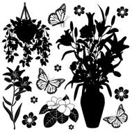 houseplants design elements