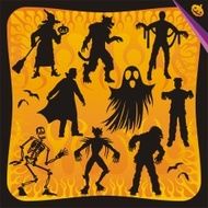 Halloween Characters Set