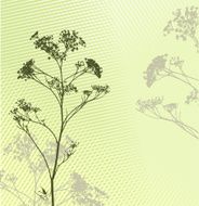 grass silhouette background