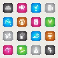 Multicolor Icons - Party