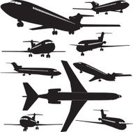Airplane Silhouette N8