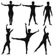 Athlete Body silhouette