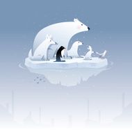 polar bear and friends