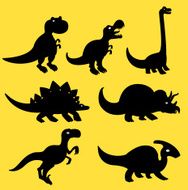 Dinosaur Silhouette N5