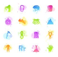 Stains Icons - Climbing