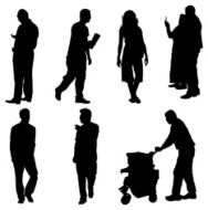 People in the street N3
