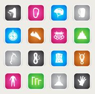 Multicolor Icons - Climbing