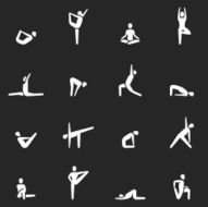 Yoga Icons - White Series