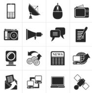 Black Communication and Technology icons