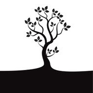 Black vector Tree N7